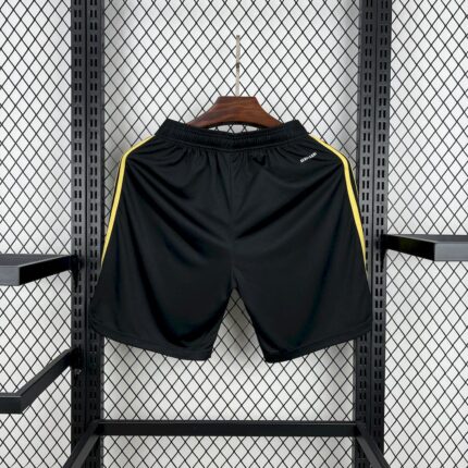 Mens Mexico 2025/26 Gold- Black Shorts 1