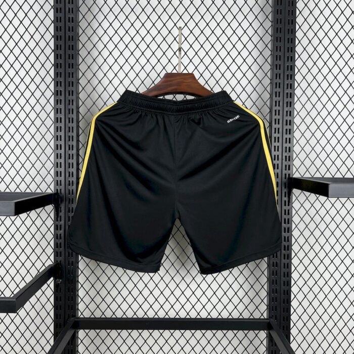 Mens Mexico 2025/26 Gold- Black Shorts 1