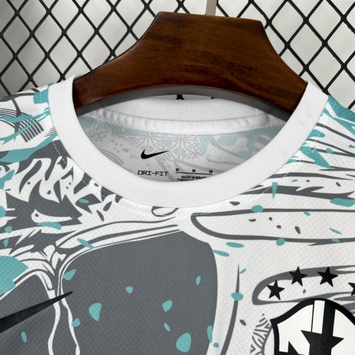 Mens Brazil 2025/26 White Parrot Edition Jersey 4
