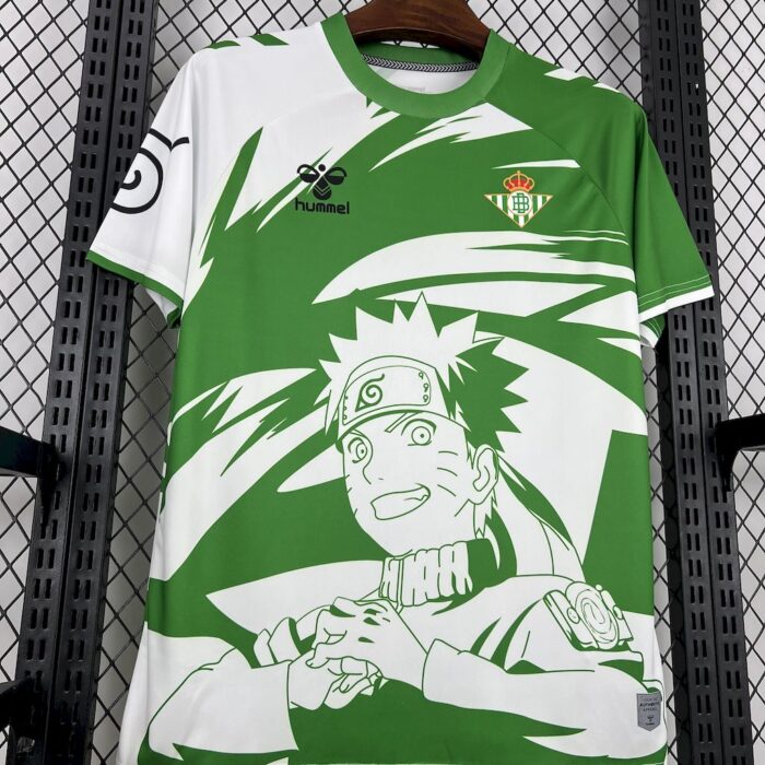 Mens Real Betis 2025/26 Hummel x Limited-edition Naruto Jersey 3