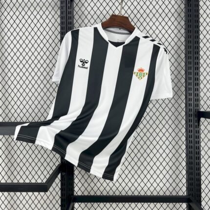 Mens Real Betis 2025/26 Black and white Jersey