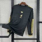 Mens Mexico 2025/26 Gold- Black Long Sleeve Jersey