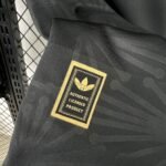 Mens Mexico 2025/26 Gold- Black Long Sleeve Jersey 7