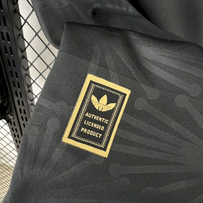 Mens Mexico 2025/26 Gold- Black Long Sleeve Jersey 7