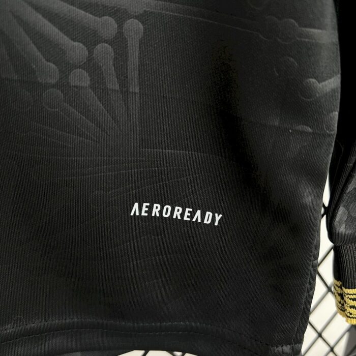 Mens Mexico 2025/26 Gold- Black Long Sleeve Jersey 5