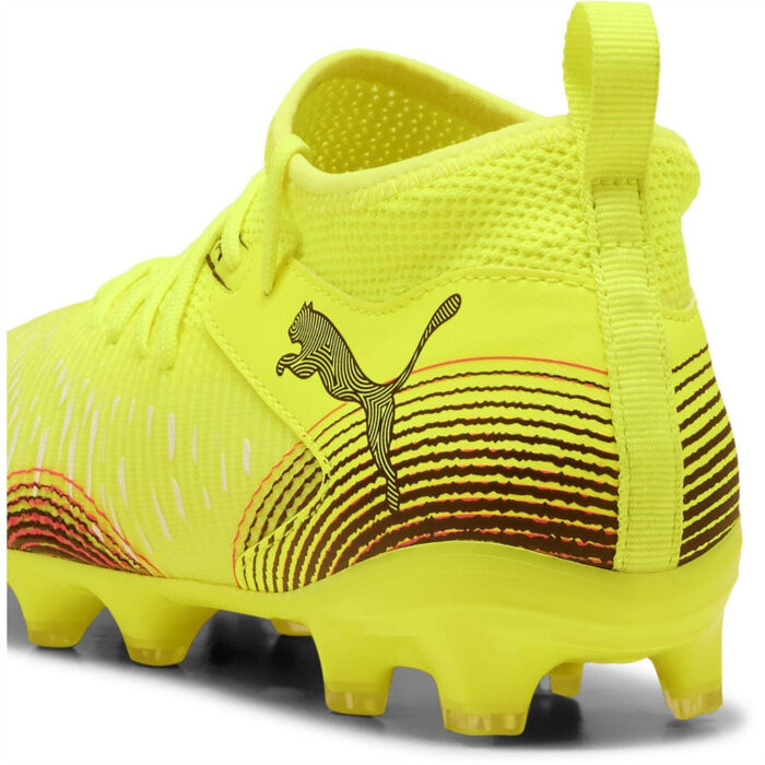 Puma Future 8 Junior Firm Ground Football Boots – Yellow/Black - Image 5