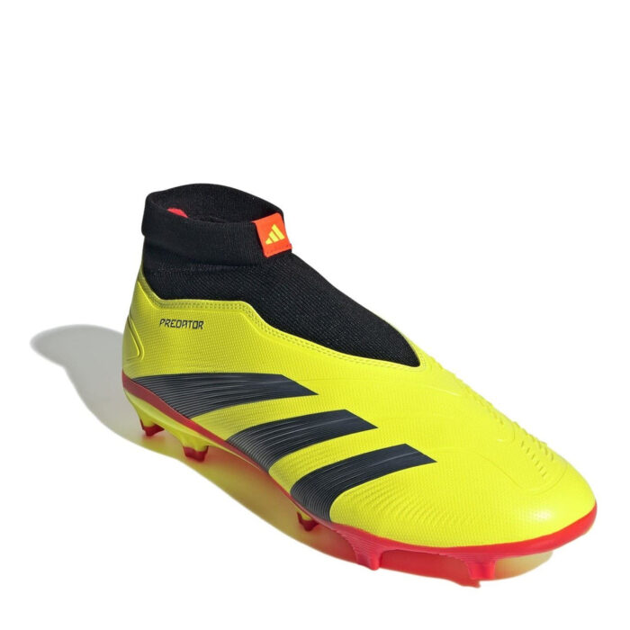 adidas Predator 24 Firm Ground Football Boots – Yellow/Blk/Red – view 3