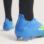 adidas F50 Firm Ground Football Boots – Blue/Yellow - Image 3