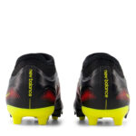 New Balance Junior Firm Ground Football Boots – Black/Yellow – view 4