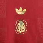 Mens Mexico 2025/26 Gold- Red Jersey 6