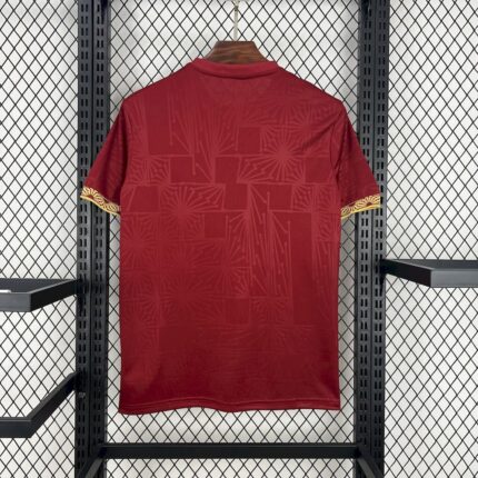 Mens Mexico 2025/26 Gold- Red Jersey 1