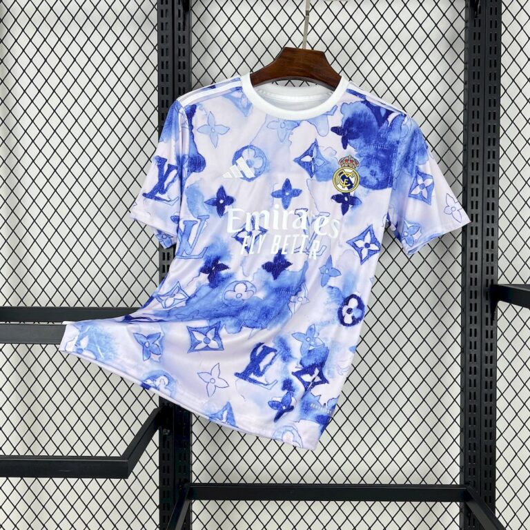 Mens Real Madrid 2025/26 Louis Vuitton Joint Edition Jersey