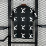 Mens Real Madrid 2025/26 Louis Vuitton Joint Edition Black Jersey 1