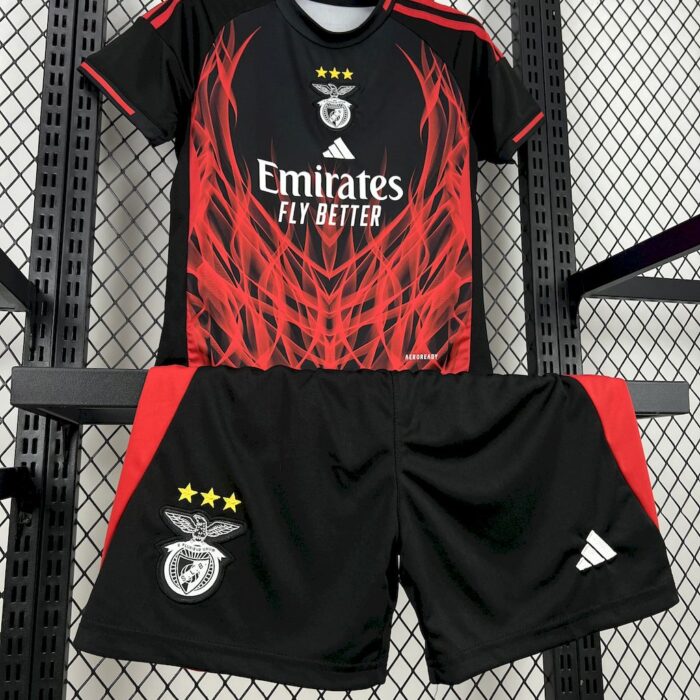 Kids Benfica 2025/26 Away Concept version Kit 2