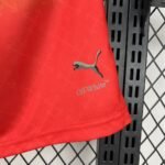 Mens AC Milan 2025/26 Co-Branded Edition Red Green Shorts 2