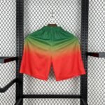 Mens AC Milan 2025/26 Co-Branded Edition Red Green Shorts 1