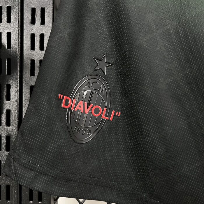Mens AC Milan 2025/26 Co-Branded Edition Dark Green Shorts 3