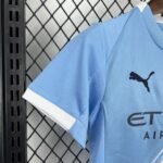 Kids Manchester City 2025/26 Home Kit 5