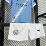 Kids Manchester City 2025/26 Home Kit 2