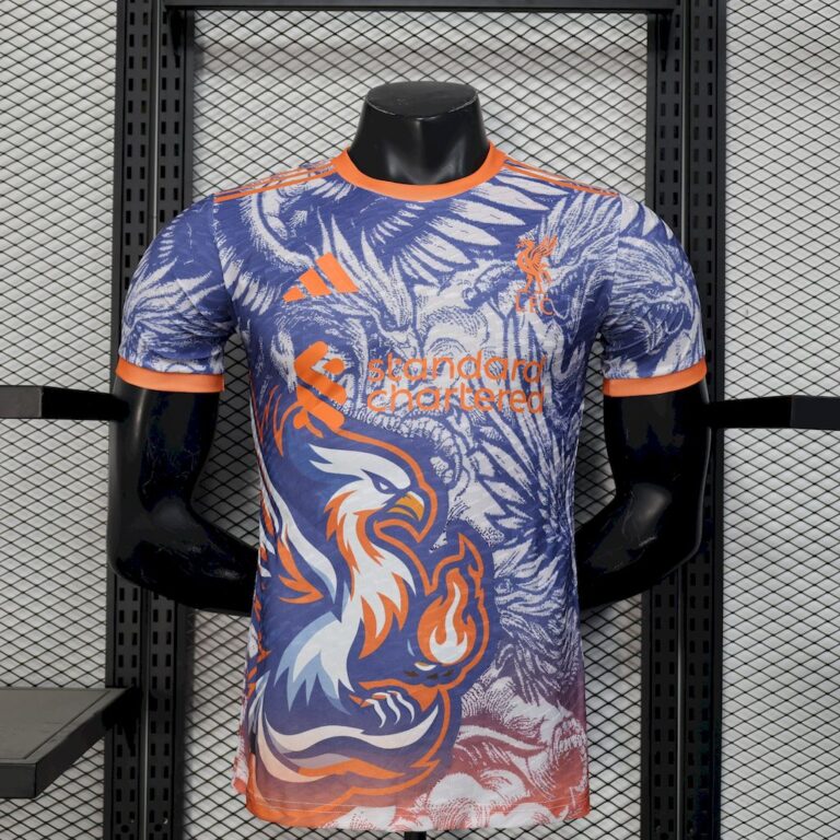Mens Liverpool 2025/26 Grey Jersey Player Version