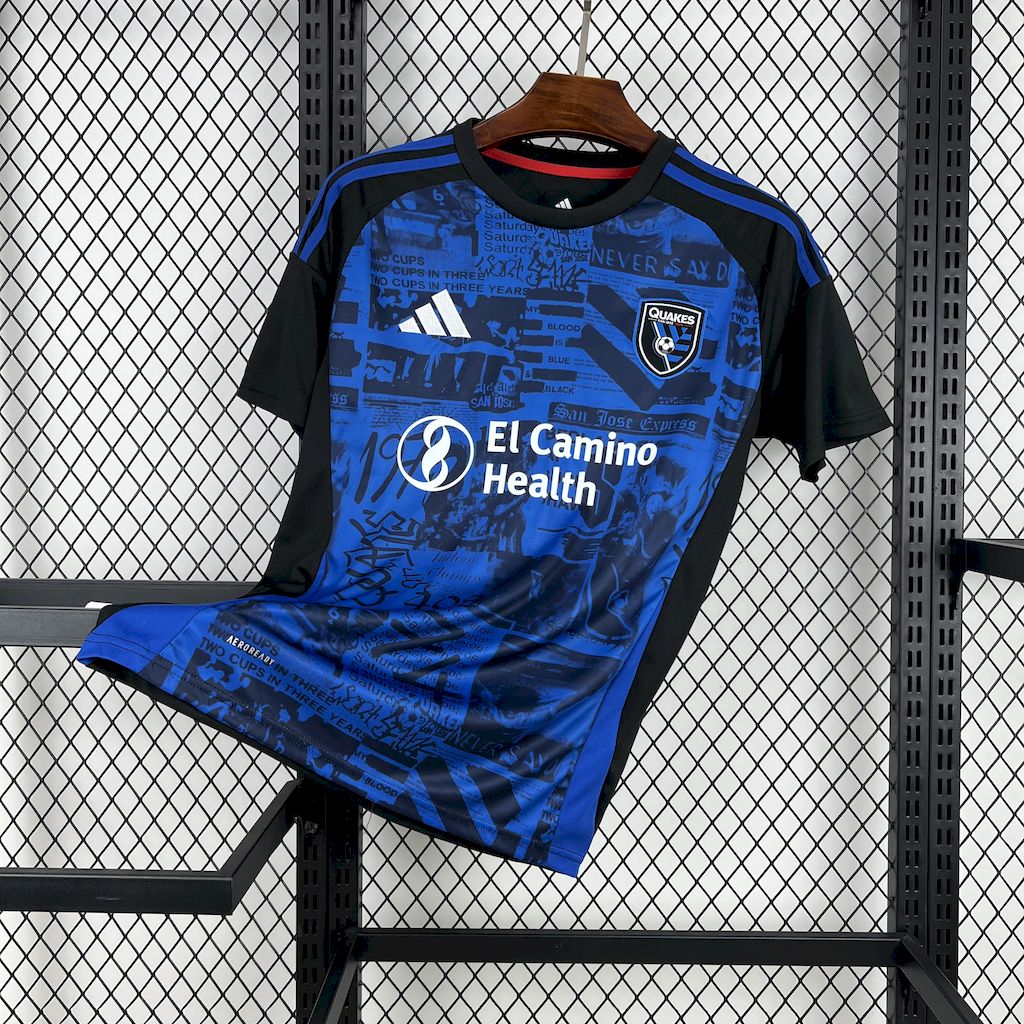 2025032217033228.jpg Mens San Jose Earthquakes 2025/26 Home Jersey
