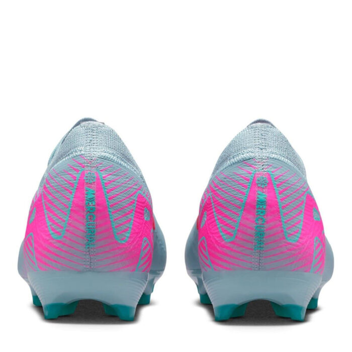 Nike Mercurial Vapor 16 Junior Firm Ground Football Boots – Grey/Pink – view 5