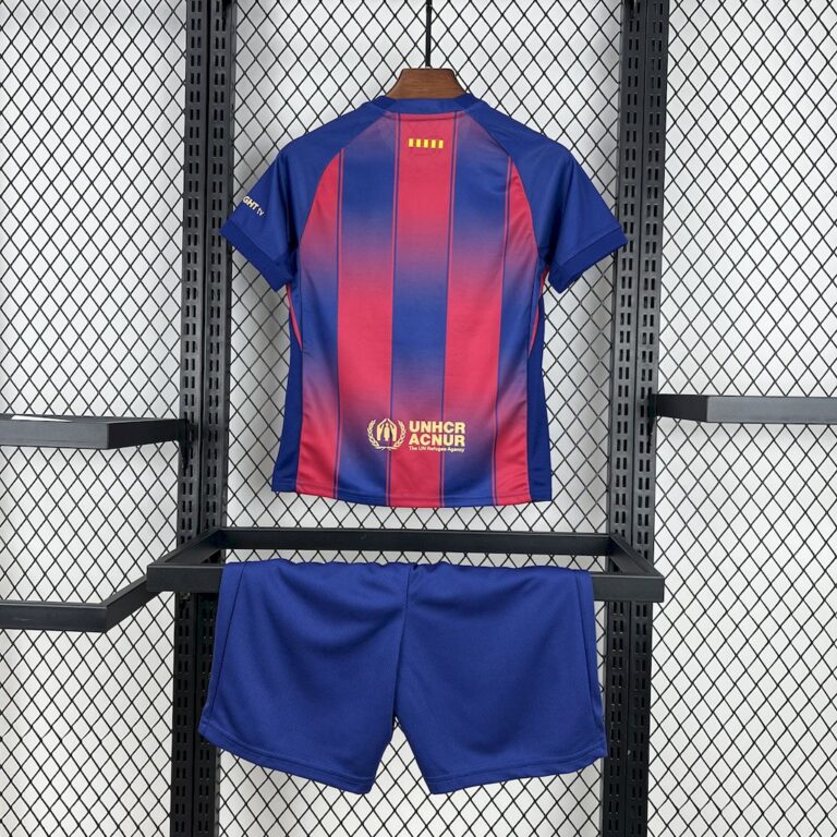 Kids Barcelona 2025/26 Home Kit 1