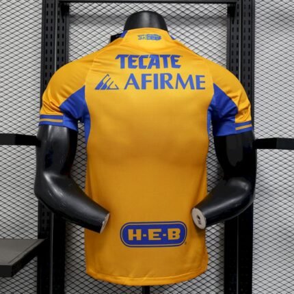 Mens Tigres UANL 2025/26 Home Jersey Player Version 1