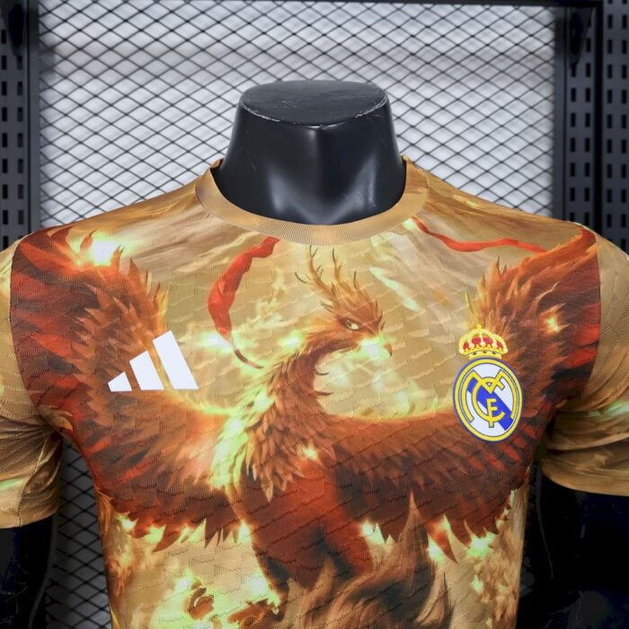 Mens Real Madrid 2025/26 Nezha Phoenix Version Jersey Player Version 4