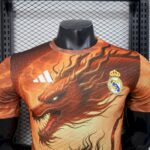 Mens Real Madrid 2025/26 Nezha Dragon Version Jersey Player Version 3