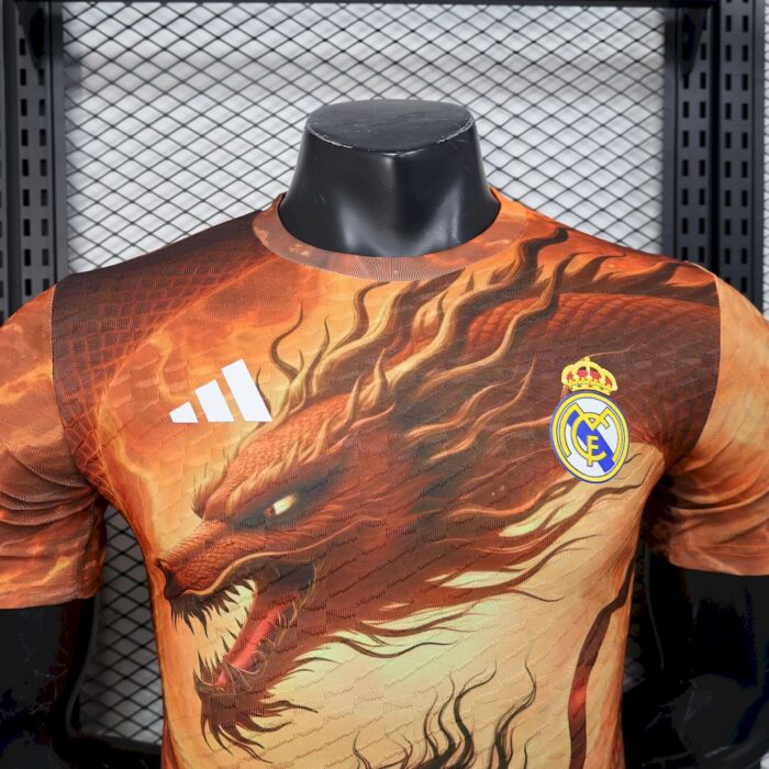 Mens Real Madrid 2025/26 Nezha Dragon Version Jersey Player Version 3