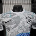 Mens Brazil 2025/26 White Parrot Edition Jersey Player Version 2