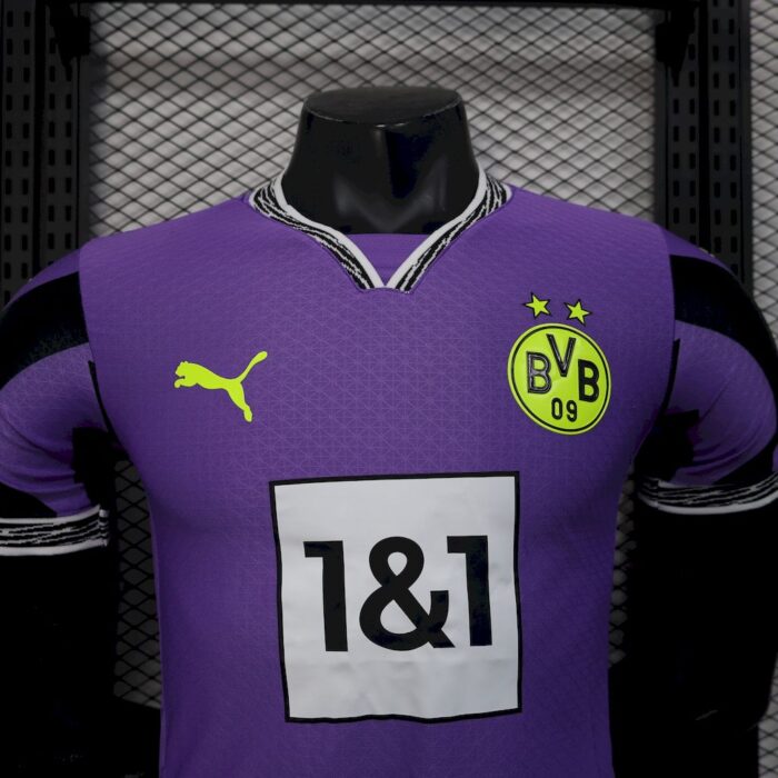 Mens Borussia Dortmund 2025/26 Goalkeeper Jersey Player Version 4