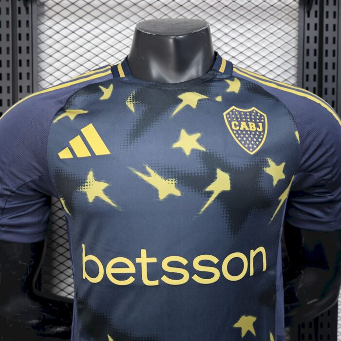 Mens Boca Juniors 2025/26 Third Jersey Player Version 4