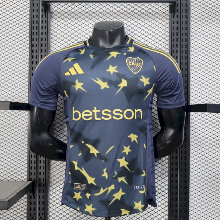 Mens Boca Juniors 2025/26 Third Jersey Player Version