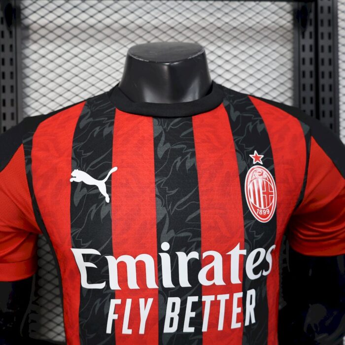Mens AC Milan 2025/26 Home Jersey Player Version 4