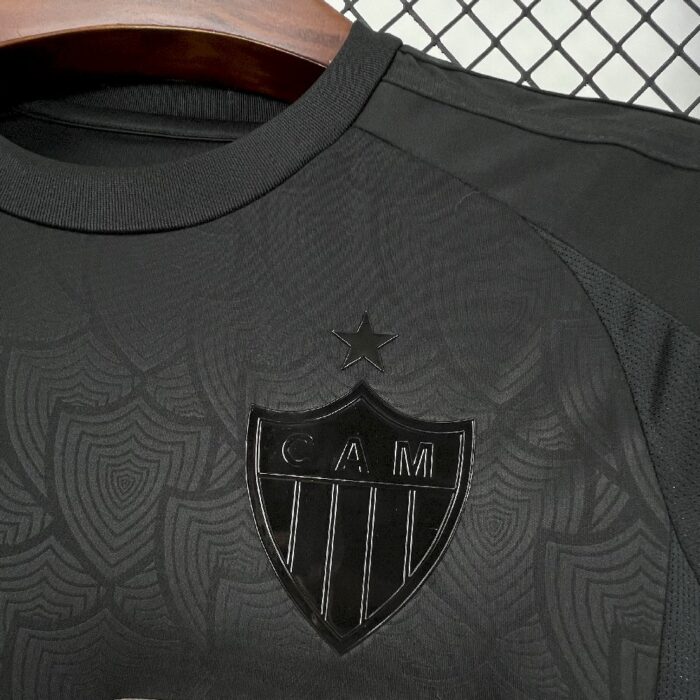 Mens Atlético Mineiro 2025/26 All black Jersey 8