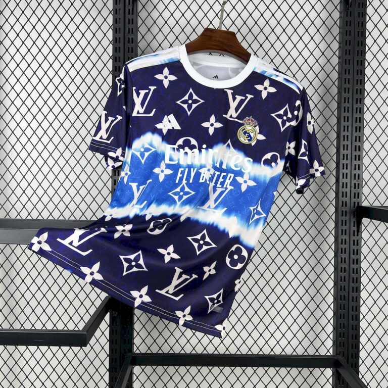 Mens Real Madrid 2025/26 Louis Vuitton Joint Edition Jersey