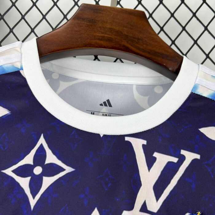 Mens Real Madrid 2025/26 Louis Vuitton Joint Edition Jersey 4