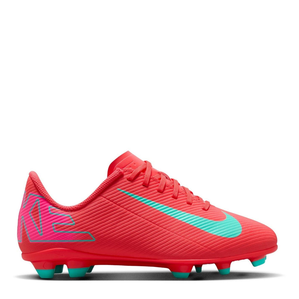 Nike Mercurial Vapor 16 Junior Firm Ground Football Boots – Red/Green Nike Mercurial Vapor 16 Junior Firm Ground Football Boots – Red/Green