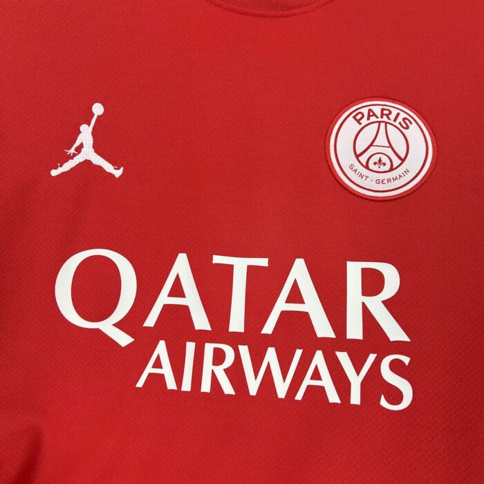 Mens Paris Saint-Germain 2024/25 Fourth Red Jersey 4