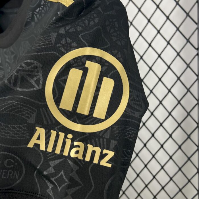 Mens Bayern Munich 2024/25 125 Anniversary Black Jersey 4