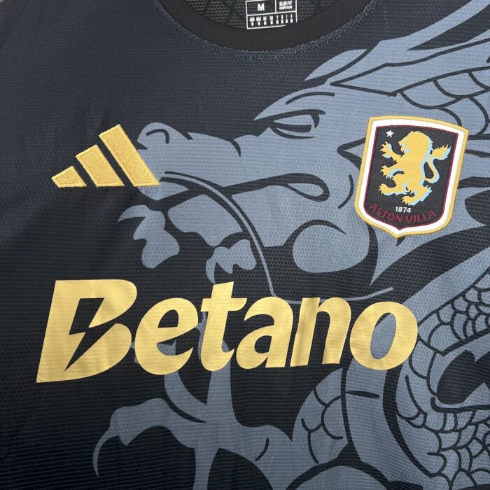 Mens Aston Villa 2025/26 Away Jersey 5