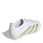 adidas Predator 24 Junior Firm Ground Football Boots – White/Gold/Wht – view 4