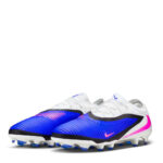 Nike Phantom 6 Low Firm Ground Football Boots – Blue/Wht/Pink – view 4