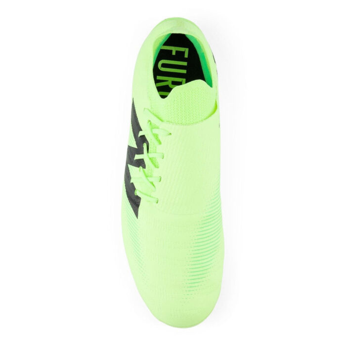 New Balance Furon V7+ Destroy Firm Ground Football Boots – Green/Black - Image 3