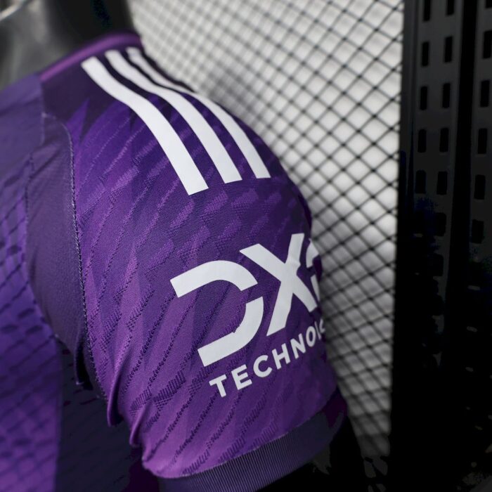 Mens Manchester United 2025/26 Purple Jersey Player Version 4
