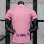 Mens Barcelona 2025/26 Rose Pink Jersey Player Version 1