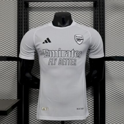 Mens Arsenal 2024/25 White Jersey Player Version