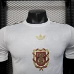 Mens Bayern Munich 2024/25 Anniversary Tee – White Jersey Player Version 4